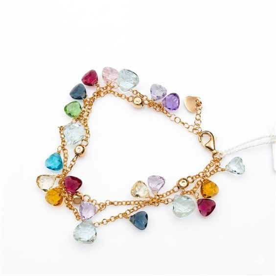 Bracciale Duccio Donna in Argento Cristallo BR2FPOS30/G - BR2FPOS30/G